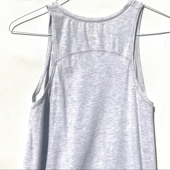 LULULEMON gray TO THE POINT Tank top 4 angled - Picture 4 of 4